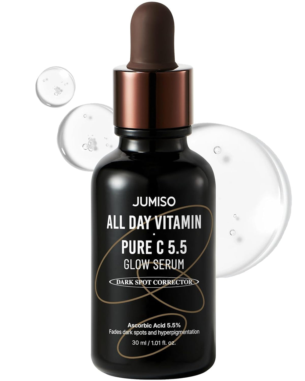 Sérum JUMISO All Day Pure C en bouteille 30 ml pour un teint lumineux et uniforme