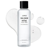 Tonique mucin escargot de JUMISO – bouteille transparente, absorption rapide.