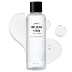 Tonique mucin escargot de JUMISO – bouteille transparente, absorption rapide.