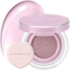 JUNG SAEM MOOL Artist Cushion Blush Lavender Pink sur puff pour une application légère et précise