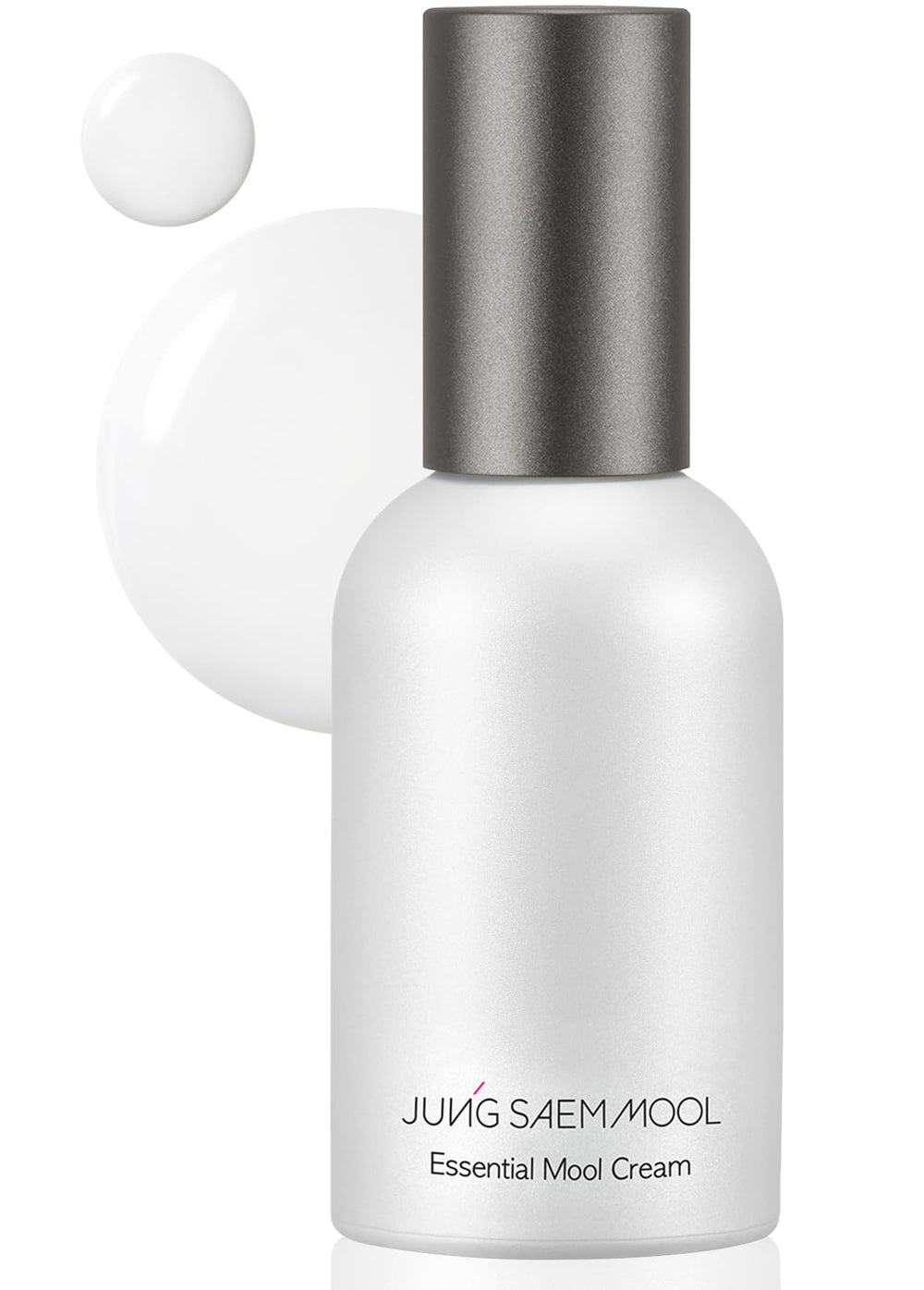 Jung Saem Mool Essential Mool Cream sur bouteille, hydratation légère et efficace.