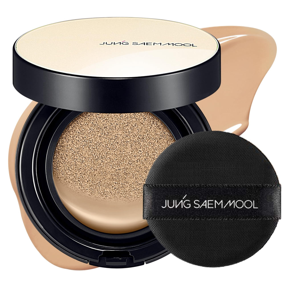 JUNG SAEM MOOL Essential Skin Nuder Cushion, fini naturel lumineux et hydratant.