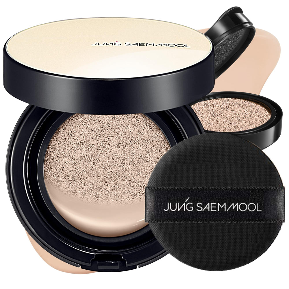 fond de teint cushion SPF50 JUNG SAEM MOOL teinte rose clair pour un fini naturel