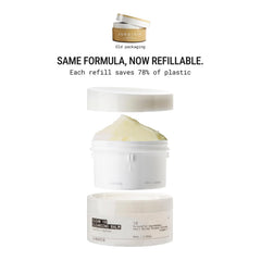 JUNO & CO Jade Clean10 Balm: application-visage et émulsification faciles.