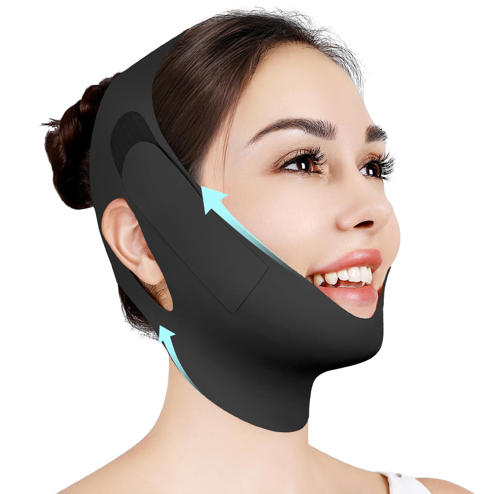 Juskaa sangle menton pour dormir, aperçu confortable et discret pendant le sommeil.