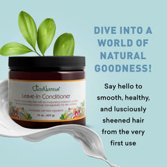 Just Nutritive Brillance naturelle pour cheveux éclatants après usage.