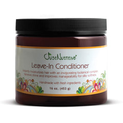 Just Nutritive Soin sans rinçage, texture crème, cheveux hydratés et lisses.