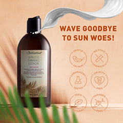 Just Nutritive – teinte dorée naturelle sans trace sur la peau.