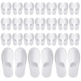 Juvale chaussons jetables pour invités, emballage individuel et hygiène lors du séjour