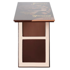 Juvia's Place Bronzer Duo, texture douce pour un bronzage naturel et longue tenue.