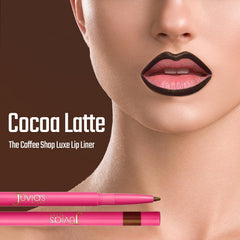 Juvia's Place Coffee Shop Luxe Crayon contour des lèvres – teinte Cocoa Latte durable