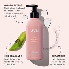 JVN Revive: ceramides dans le shampoing pour retenir l'hydratation