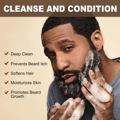 JVR Conditionneur-barbe: adoucit et démêle pour une barbe soyeuse.