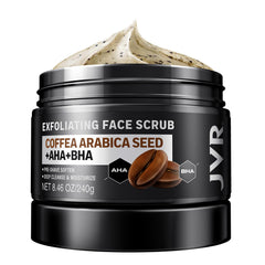 JVR Gommage Visage pour Homme – bouteille visible, exfoliation douce.