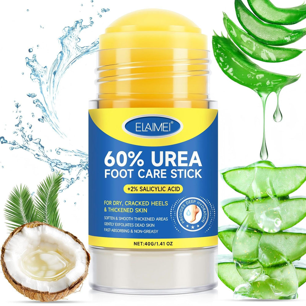 JWBVCTCR Stick crème Urée pour pieds, hydratation rapide et absorption sans gras.