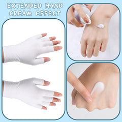 Gants demi-doigts élastiques Jxiwvl avec poignet prolongé.