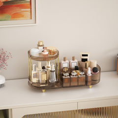 Jywantful rangement soins et cosmétiques avec compartiments dédiés.