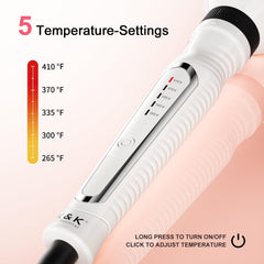 Têtes interchangeables K&K 3 en 1 pour boucles variées.