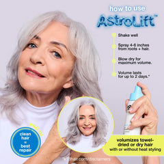 K18 AstroLift, brume en mouvement, active la fibre volumisante pour des cheveux plus épais