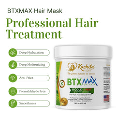 Kachita Spell BTX MAX – application sur cheveux humides pour un soin profond et facilité.