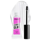 Gel Kaely pour sourcils transparent avec brosse spirale-triangle, application rapide.