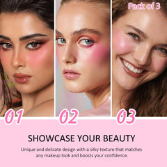 Kaely Contour Blush Stick – finition lumineuse et naturelle.