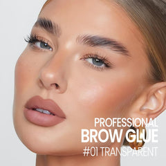 Sourcils plus épais et naturels grâce au gel Kaely transparent.