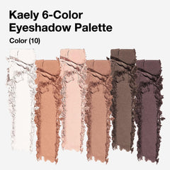 Kaely : échantillons des nuances pigmentées pour un maquillage précis.