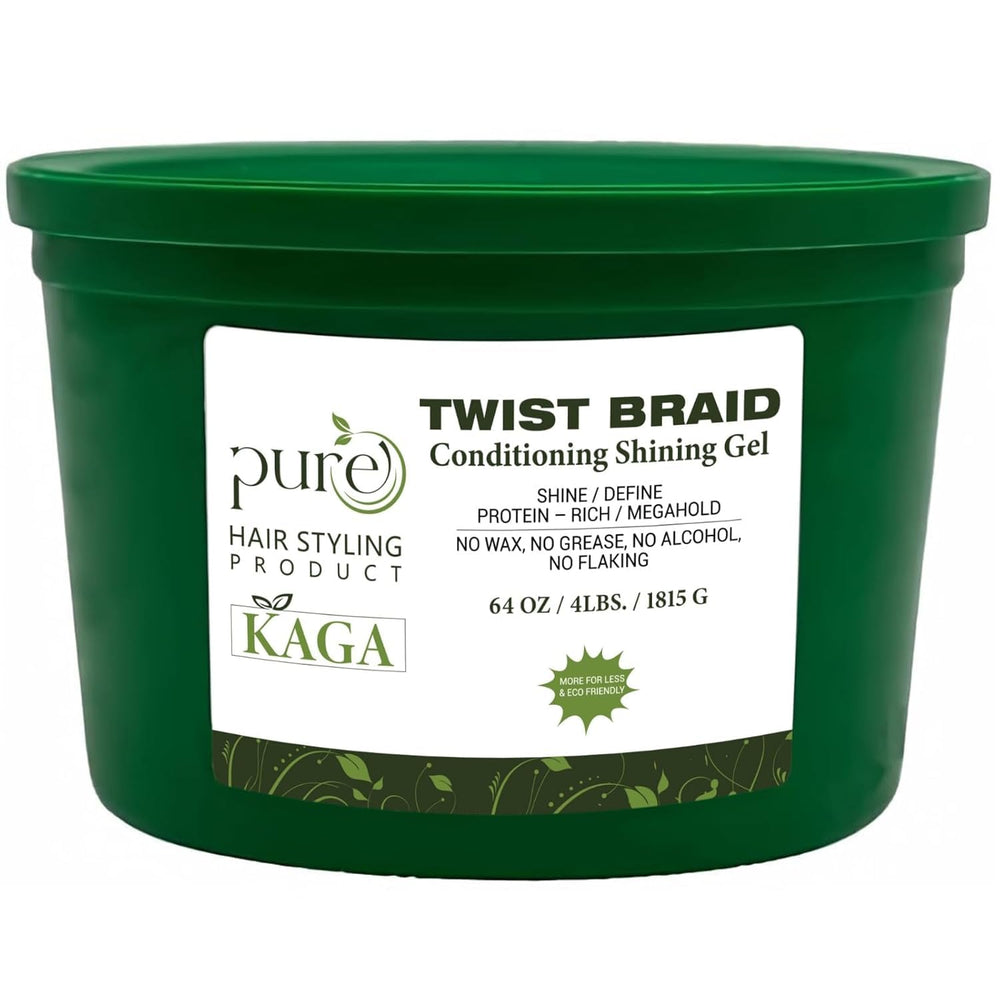 KAGA Pure O Natural Neatbraid – tenue ferme 24h pour chignons et tresses.