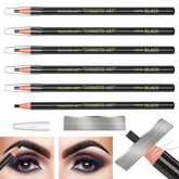 KAIQIKAIXI crayon sourcils noir étanche ensemble pour une couleur durable