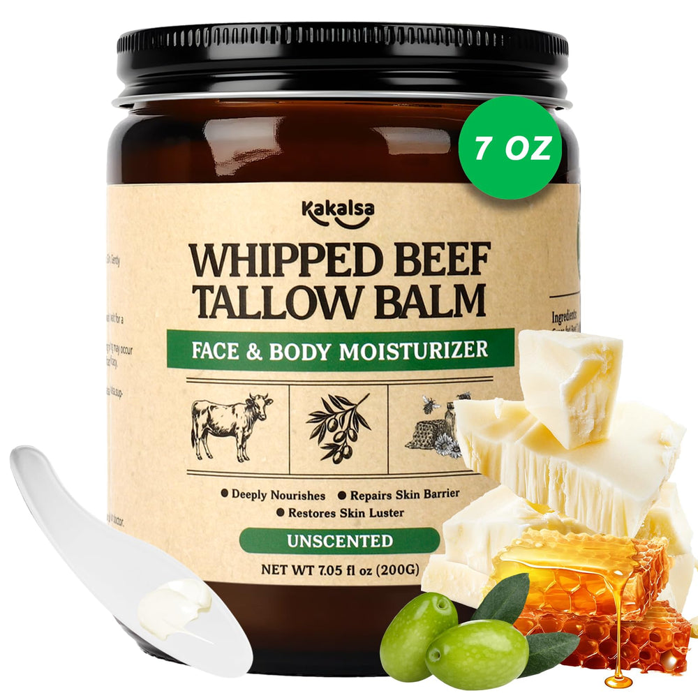 Kakalsa baume graisse boeuf visage — hydratation en profondeur sans film gras
