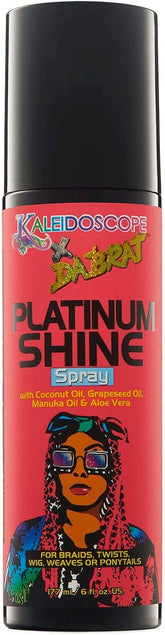 Kaleidoscope Miracle Drops Platinum Shine Spray offre une brillance platine légère et non grasse.