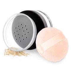Kalevel conteneur poudre 50ml avec tamis et couvercle, pratique pour voyage.