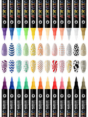 Kalolary dessin motifs ongles points et lignes, motifs créatifs.