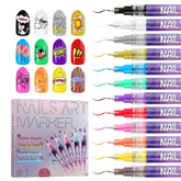 Kalolary ensemble 12 couleurs art-ongles pour designs éclatants et durables.