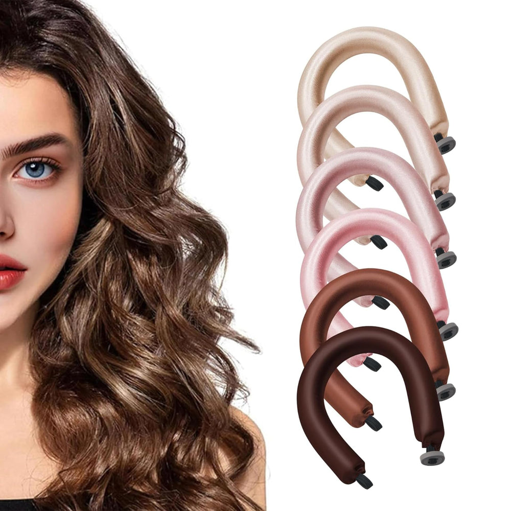 Kanuoc ensemble de rouleaux satin-cheveux pour boucles sans chaleur et douceur