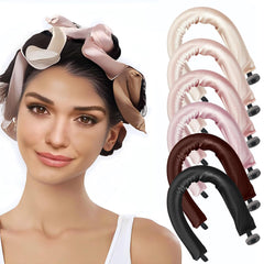 Rouleaux satin Kanuoc : lot de 6 pour boucles sans chaleur, faciles à utiliser