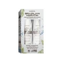 Kareol Shampoing sans sulfate post-lissage pour cheveux lisses et hydratés.