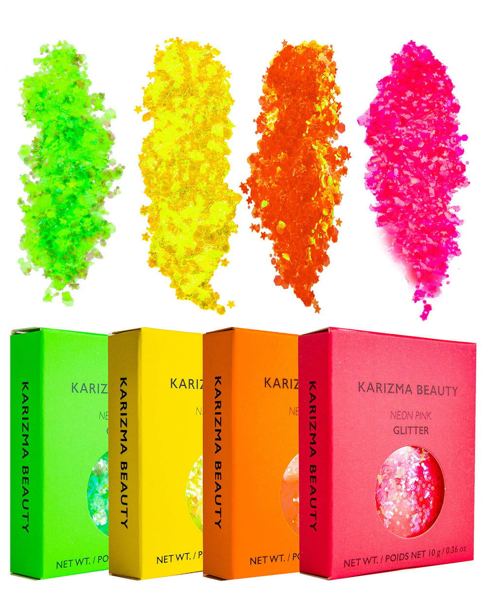 KARIZMA Neon Nights: paillettes jaune fluo pour un look éclatant sur scène