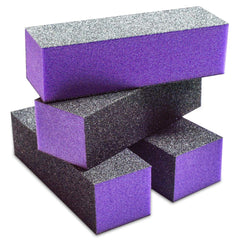 Tampon Karlash avec grain 60/100 pour un polissage lisse des ongles.
