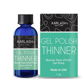 Karlash Gel Polish Thinner bottle shows revival of thick polish for smooth application