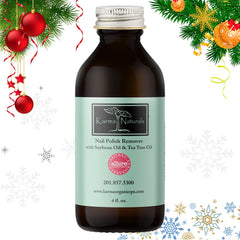Dissolvant Karma Organic huile de soja — bouteille et huile nourrissante visibles.
