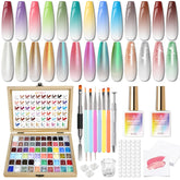 Palette Karroy gel ombré: 60 couleurs pour dégradés faciles à faire soi-même.