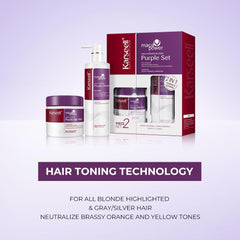Karseell Maca Power Purple Shampoo – pigments violets durables neutralisant les tons indésirables