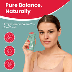 Karuna Progesterone Pure – application cutanée avec absorption rapide.