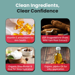 Karuna Progesterone Pure – crème hypoallergénique adaptée aux peaux sensibles.