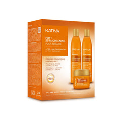 Shampoing post-lissage Kativa en bouteille, nettoie sans défaire le lissage.