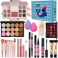 KAVCENT coffret maquillage avec palette 14 couleurs pour créer un look personnalisé
