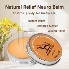 KBSBUBB Neuro Balm camphre bleu offre une sensation fraîche.