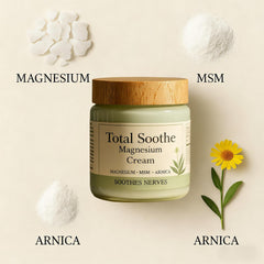 KBSBUBB TotalRelief Crème MSM et arnica — soutien des muscles et des articulations.